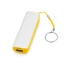 Портативное зарядное устройство (power bank) Basis, 2000 mAh, белый/желтый, белый/желтый, пластик