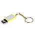USB-флешка на 8 Гб в виде Кулона с кристаллами, мини чип, золотой, серебристый/золотистый, нержавеющая cталь