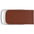 Флеш-карта USB 2.0 16 Gb с магнитным замком Vigo, светло-коричневый/серебристый, светло-коричневый/серебристый, кожа/металл