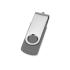 Флеш-карта USB 2.0 32 Gb Квебек, темно-серый, темно-серый, пластик с покрытием soft-touch/металл