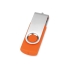 Подарочный набор Uma Memory с ручкой и флешкой, оранжевый, оранжевый, серебристый, белый, usb-флешка- пластик с покрытием soft-touch\металл, ручка- пластик