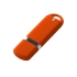 USB-флешка на 32 ГБ с покрытием soft-touch, оранжевый, оранжевый, пластик с покрытием soft-touch