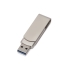 USB-флешка 2.0 на 16 Гб Setup, серебристый, серебристый, металл