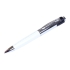 Флешка в виде ручки с мини чипом, 16 Гб, белый/серебристый, белый/серебристый, металл/кожа пу