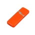 Флешка 3.0 промо прямоугольной формы c оригинальным колпачком, 128 Гб, оранжевый (P), оранжевый, пластик
