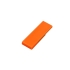 Флешка промо в виде скрепки, 16 Гб, оранжевый, оранжевый, пластик