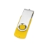 Подарочный набор Uma Memory с ручкой и флешкой, желтый, желтый, серебристый, белый, usb-флешка- пластик с покрытием soft-touch\металл, ручка- пластик