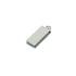 Флешка с мини чипом, минимальный размер, цветной  корпус, 32 Гб, серебристый, серебристый, металл