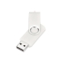 USB-флешка на 32 Гб «Квебек», белый, пластик с покрытием soft-touch\металл