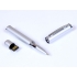 USB-флешка на 8 Гб в виде ручки с мини чипом, серебро, серебристый, металл