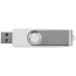 USB/micro USB-флешка на 16 Гб «Квебек OTG», белый, пластик с покрытием soft-touch\металл