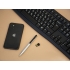 Металлическая шариковая ручка с флеш-картой на 8 Гб Jobs, серебристая, серебристый/черный, металл