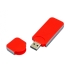 USB-флешка на 8 Гб в стиле I-phone, прямоугольнй формы, красный, красный, пластик