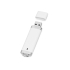 Флеш-карта USB 2.0 16 Gb Орландо, белый, белый/серебристый, пластик/металл