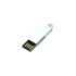 Флешка с мини чипом, минимальный размер, цветной  корпус, 64 Гб, белый, белый, металл