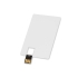 Флеш-карта USB 2.0 16 Gb в виде пластиковой карты Card, белый, белый, пластик