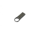 USB-флешка на 16 Гб с мини чипом, компактный дизайн с большим круглым отверстием., серебро, серебристый, металл