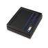 Подарочный набор Q-edge с флешкой, ручкой-подставкой и блокнотом А5, синий, черный/синий, блокнот - пу, ручка-подставка - металл/пластик, usb-флешка - пластик с покрытием soft-touch/металл