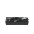 Подарочный набор: USB-флешка на 16 Гб, ручка шариковая. Hugo Boss, черный/серебристый, черный/серебристый, латунь/кожа/PU, латунь/хром