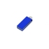Флешка с мини чипом, минимальный размер, цветной  корпус, 32 Гб, синий, синий, металл