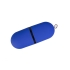 USB-флешка на 16 ГБ 3.0 USB, с покрытием soft-touch, синий, синий, пластик с покрытием soft-touch