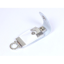 USB-флешка на 32 Гб в виде брелка, белый