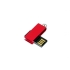Флешка с мини чипом, минимальный размер, цветной  корпус, 32 Гб, красный, красный, металл