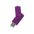 Флеш-карта USB 2.0 8 Gb Квебек Solid, фиолетовый, фиолетовый, пластик с покрытием soft-touch\металл