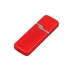 Флешка промо прямоугольной формы c оригинальным колпачком, 16 Гб, красный, красный, пластик