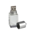 USB-флешка на 16 ГБ,micro USB  серебро, серебристый, металл, стекло