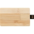 USB 2.0- флешка на 32 Гб Bamboo Card, натуральный, бамбук