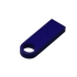 USB 2.0-флешка на 8 Гб с мини чипом и круглым отверстием, синий, синий, металл
