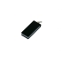 Флешка с мини чипом, минимальный размер, цветной  корпус, 16 Гб, черный, черный, металл