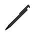 Подарочный набор Q-edge с флешкой, ручкой-подставкой и блокнотом А5, черный, черный, блокнот - пу, ручка-подставка - металл/пластик, usb-флешка - пластик с покрытием soft-touch/металл