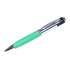 Флешка в виде ручки с мини чипом, 16 Гб, зеленый/серебристый, зеленый/серебристый, металл/кожа пу