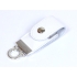 USB-флешка на 16 Гб в виде брелка, белый, белый, 