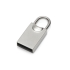 USB-флешка 2.0 на 16 Гб Lock, серебристый, металл, металл