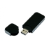 USB-флешка на 4 Гб в стиле I-phone, прямоугольнй формы, черный, черный, пластик