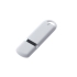 USB-флешка на 64 ГБ с покрытием soft-touch, збелый, белый, пластик с покрытием soft-touch
