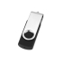 USB-флешка на 16 Гб «Квебек», черный, пластик с покрытием soft-touch\металл