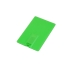 Флешка в виде пластиковой карты, 16 Гб, зеленый, зеленый, пластик