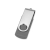 Флеш-карта USB 2.0 16 Gb Квебек, тесно-серый