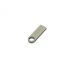 USB-флешка на 16 Гб с мини чипом, компактный дизайн с круглым отверстием., серебро, серебристый, металл