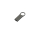 USB-флешка на 16 Гб с мини чипом, компактный дизайн с большим круглым отверстием., серебро, серебристый, металл