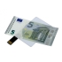 USB-флешка на 8 Гб в виде прозрачной пластиковой карты, прозрачный, прозрачный, пластик