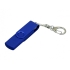 Флешка с поворотным механизмом, c дополнительным разъемом Micro USB, 16 Гб, синий, синий, пластик с покрытием soft-touch/металл