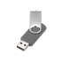 Флеш-карта USB 2.0 8 Gb Квебек, темно-серый, темно-серый, пластик с покрытием soft-touch/металл