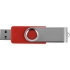 USB-флешка на 32 Гб «Квебек», красный, пластик с покрытием soft-touch\металл
