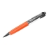 Флешка в виде ручки с мини чипом, 16 Гб, оранжевый/серебристый, оранжевый/серебристый, металл/кожа пу