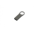 USB-флешка на 8 Гб с мини чипом, компактный дизайн с большим круглым отверстием., серебро